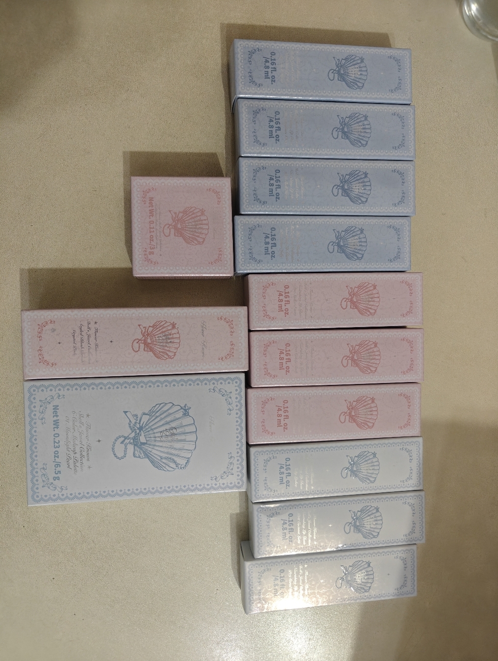 Flower Knows Makeup Shells Jewel Collection Lot Bundle